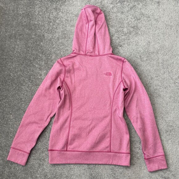 The North Face Hoodie Womens Small Pink Hooded Sweatshirt Pullover Sweater Logo - Picture 7 of 8